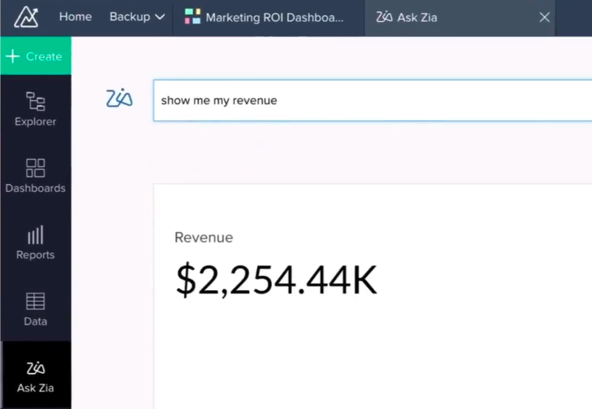 Zoho AI